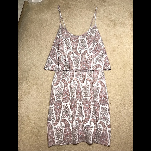 🆕🔥FREEPEOPLE SUPER CUTE PAISLEY MINI SUNDRESS SPAGHETTI ADJ/STRAPS👀👀ALL PICS - Picture 6 of 8